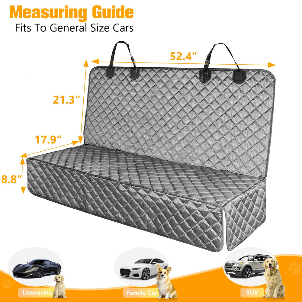PETICON easy-install buckles and straps enable quick backseat setup