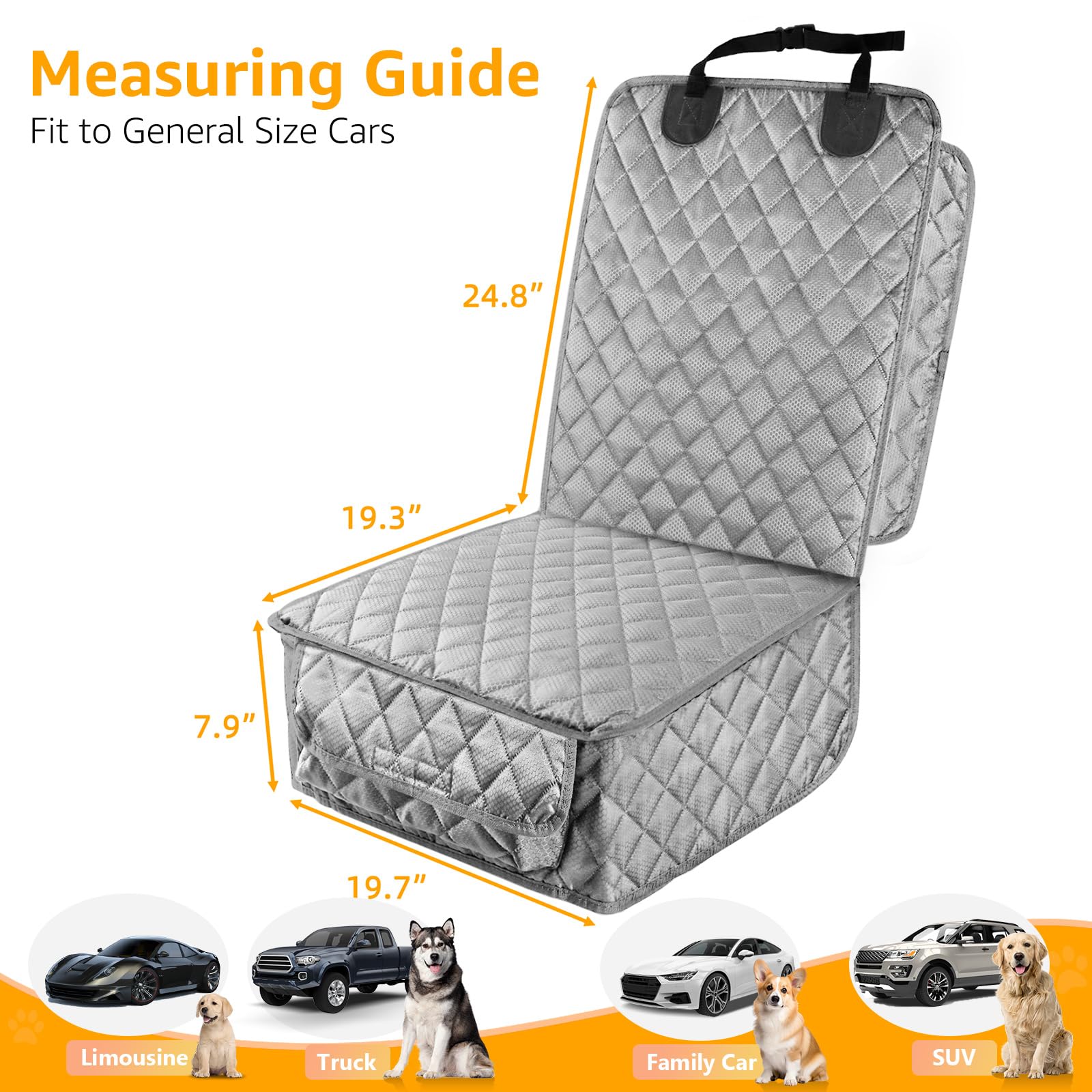 PETICON universal-fit cover adapts to cars, trucks, SUVs, and Jeeps.
