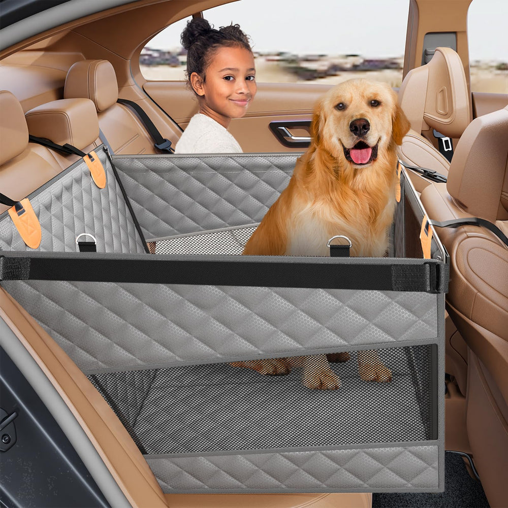 PETICON large dog car seat back-seat extender providing extra room and comfort