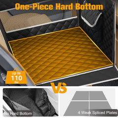 PETICON large-dog seat with 28.4 x 22 inch footprint for ample space.