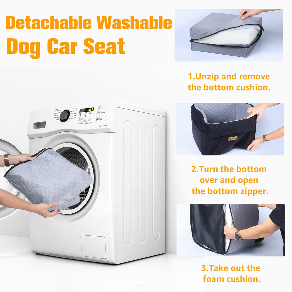 Peticon compatibility with most car seats enables easy universal installation.
