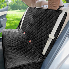 PETICON nonslip back seat cover with anti-slip mesh keeps pets steady.