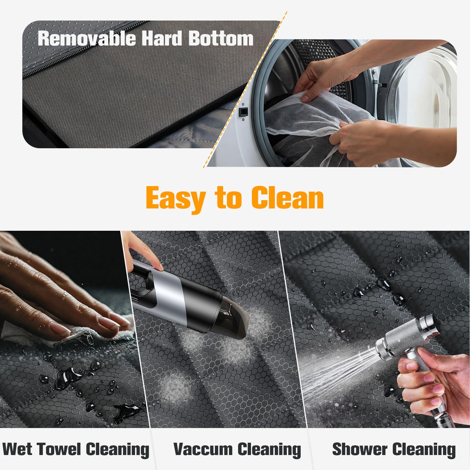 PETICON scratch-resistant fabric shields interior surfaces during loading and unloading.
