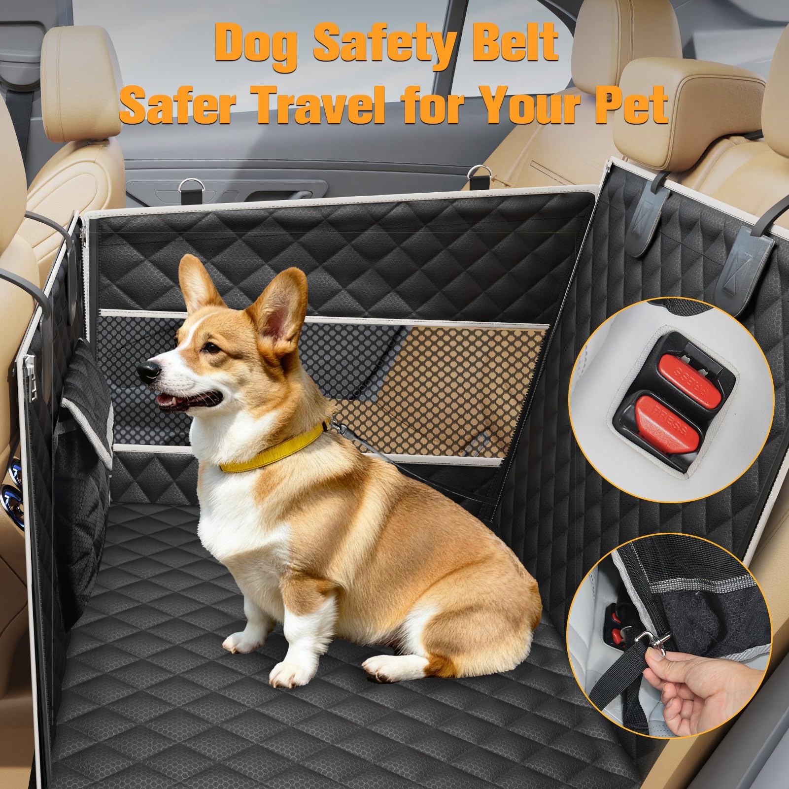 PETICON seam-sealed construction blocks leaks and guards car upholstery.