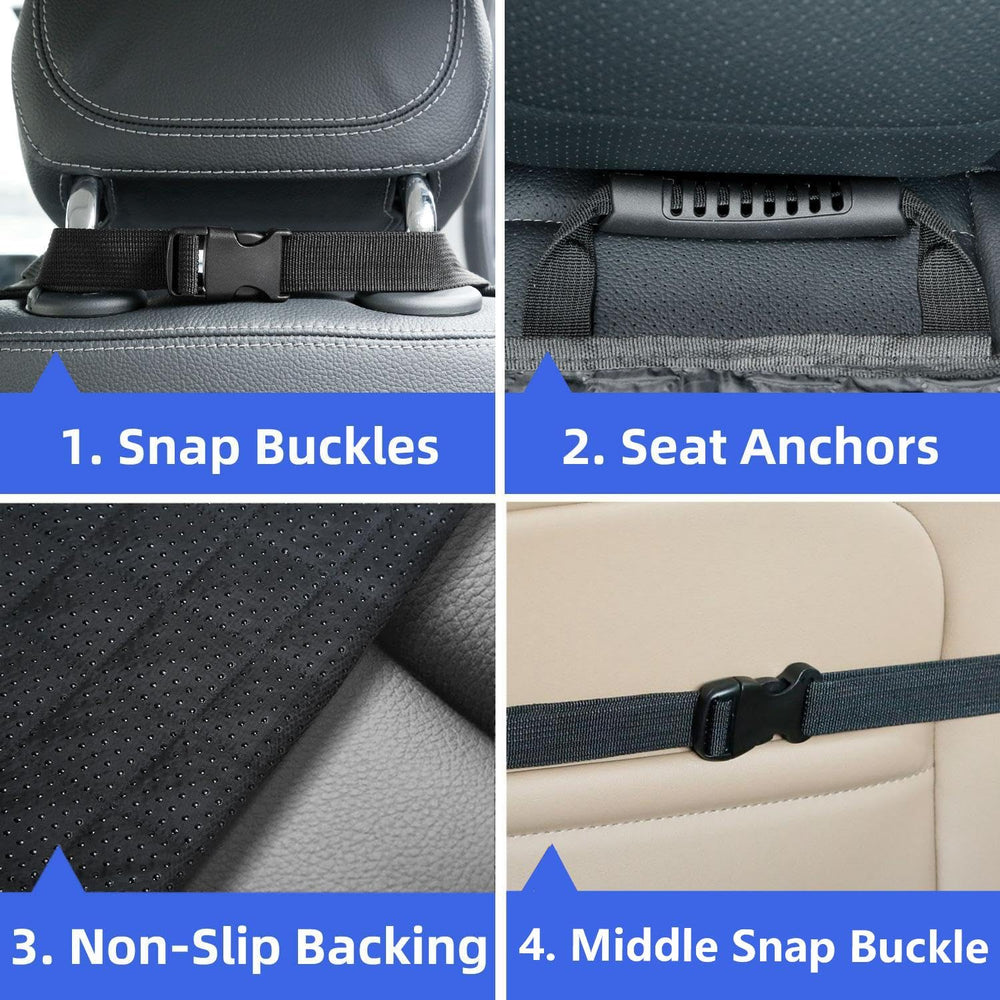 PETICON seat anchor and non-slip design keeps cover in place