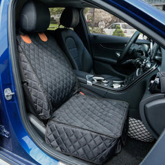 PETICON side flaps protect seat edges and prevent scratches