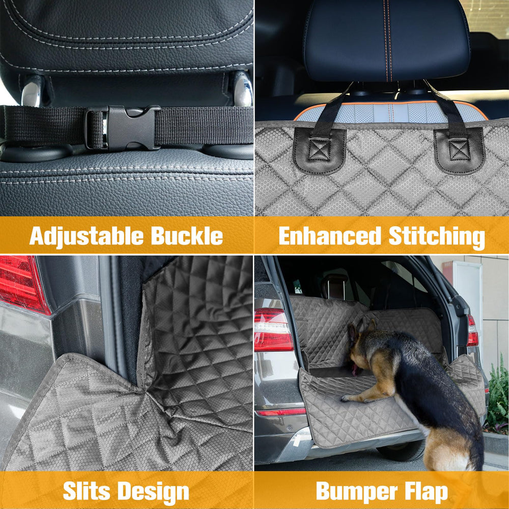 PETICON SUV Cargo Liner anti-slip suction cups secure the cover during trips.