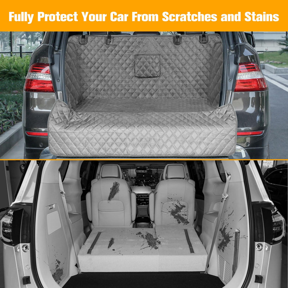 PETICON SUV Cargo Liner foldable design fits many vehicle sizes for flexible use.