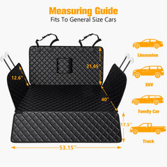 PETICON SUV Cargo Liner folded to fit multiple vehicle types