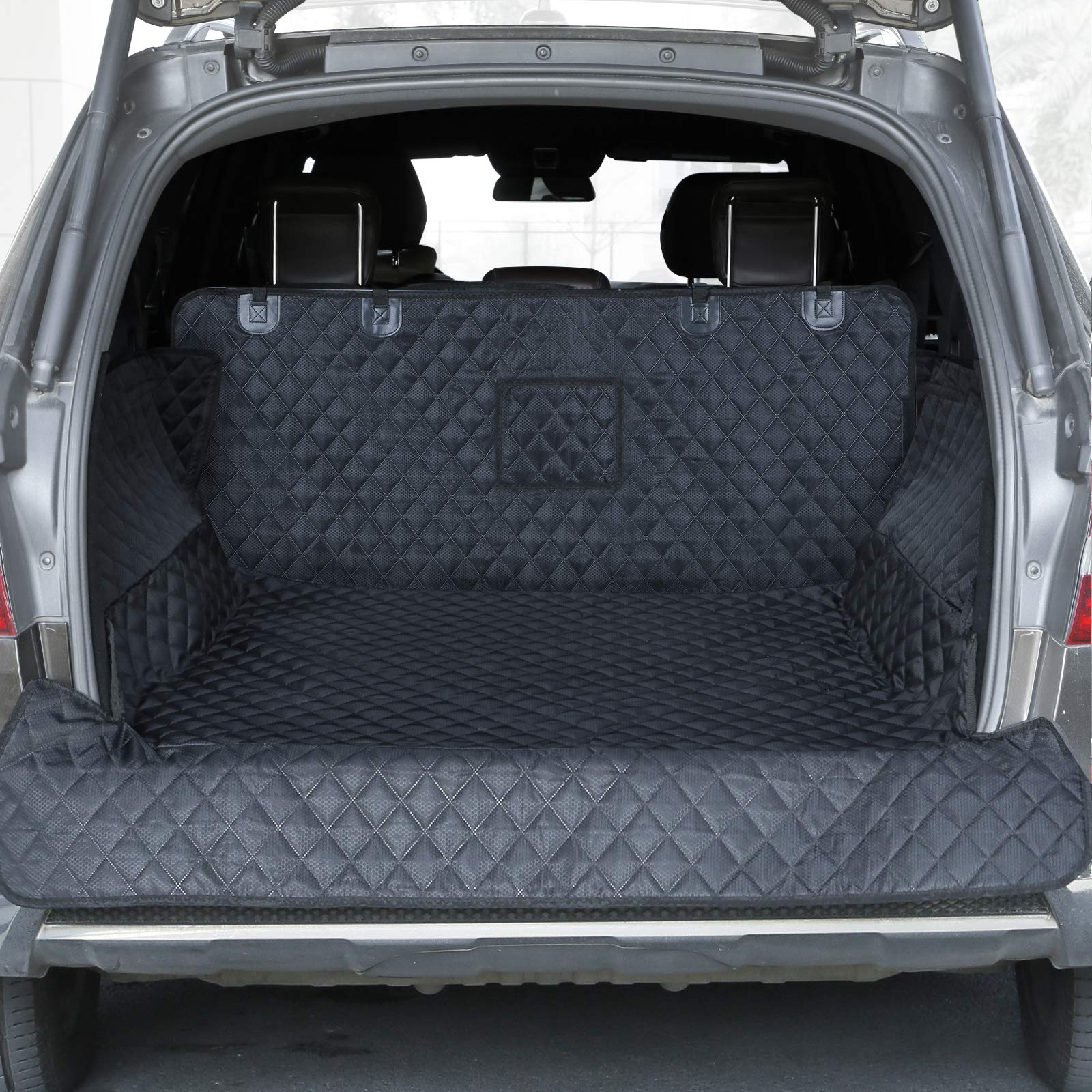 PETICON SUV Cargo Liner shows large size for full cargo space protection.