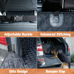 PETICON SUV liner side flap shields door walls from claws while your dog rides