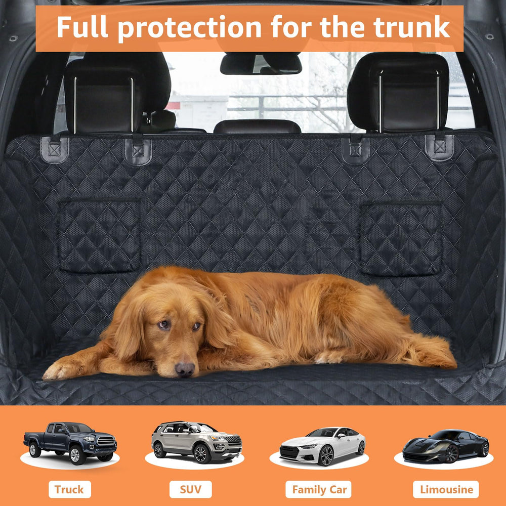 PETICON SUV Cargo Liner suction cups and Velcro secure panels.