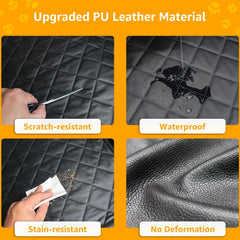 PETICON velcro openings illustrate belt access for seatbelts without hindrance.