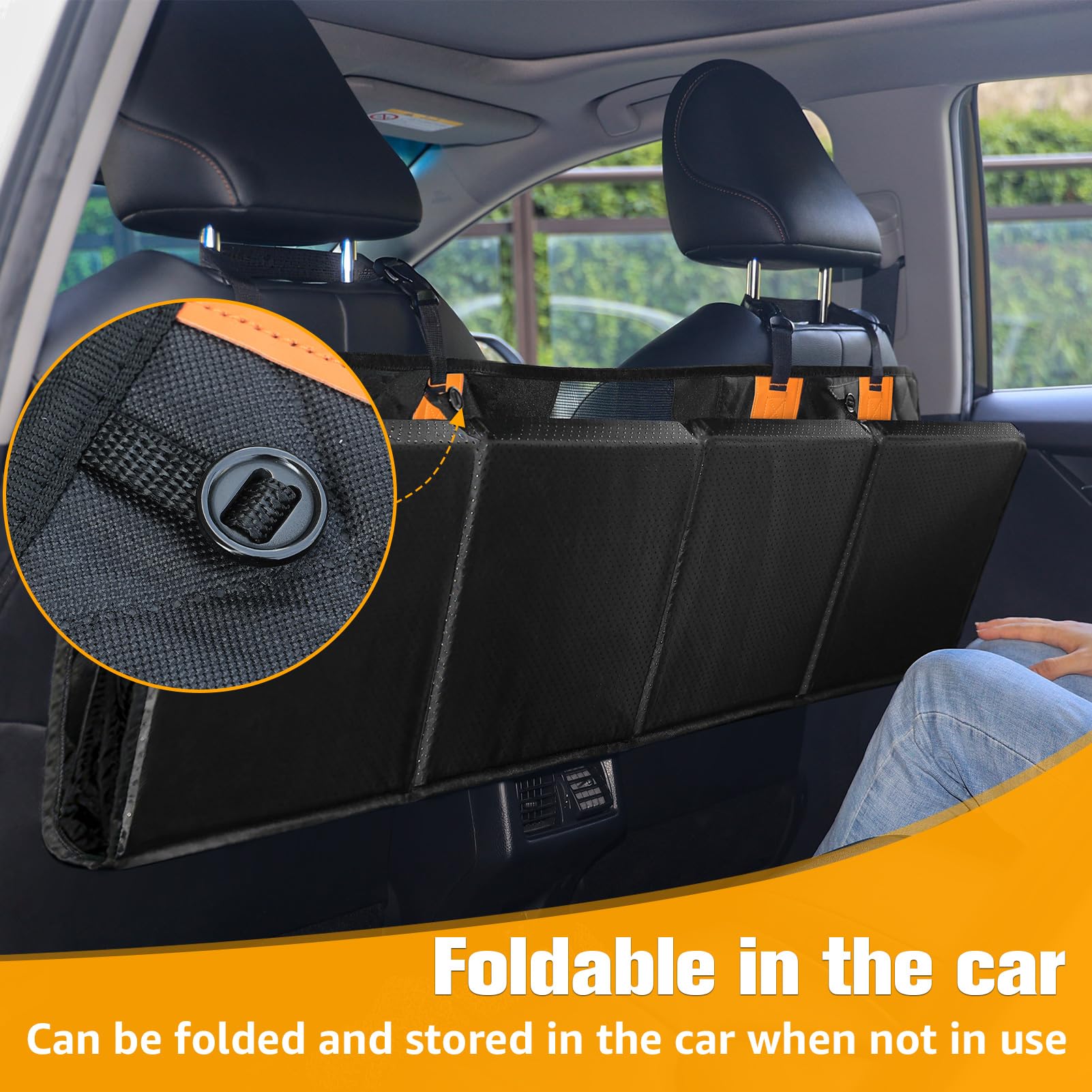 PETICON waterproof material guards fur and stains on rear seat