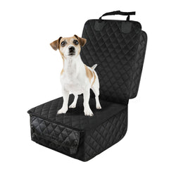 PETICON waterproof front seat cover with side flaps protects car seats from spills and scratches.