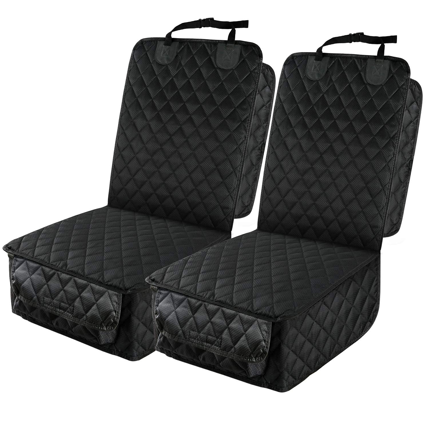 PETICON waterproof front seat cover with side flaps protects against spills and scratches.