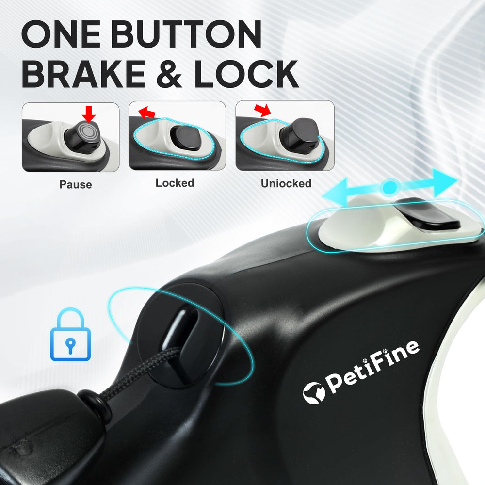 PetiFine 360-degree tangle-free design keeps leashing smooth and hassle-free.