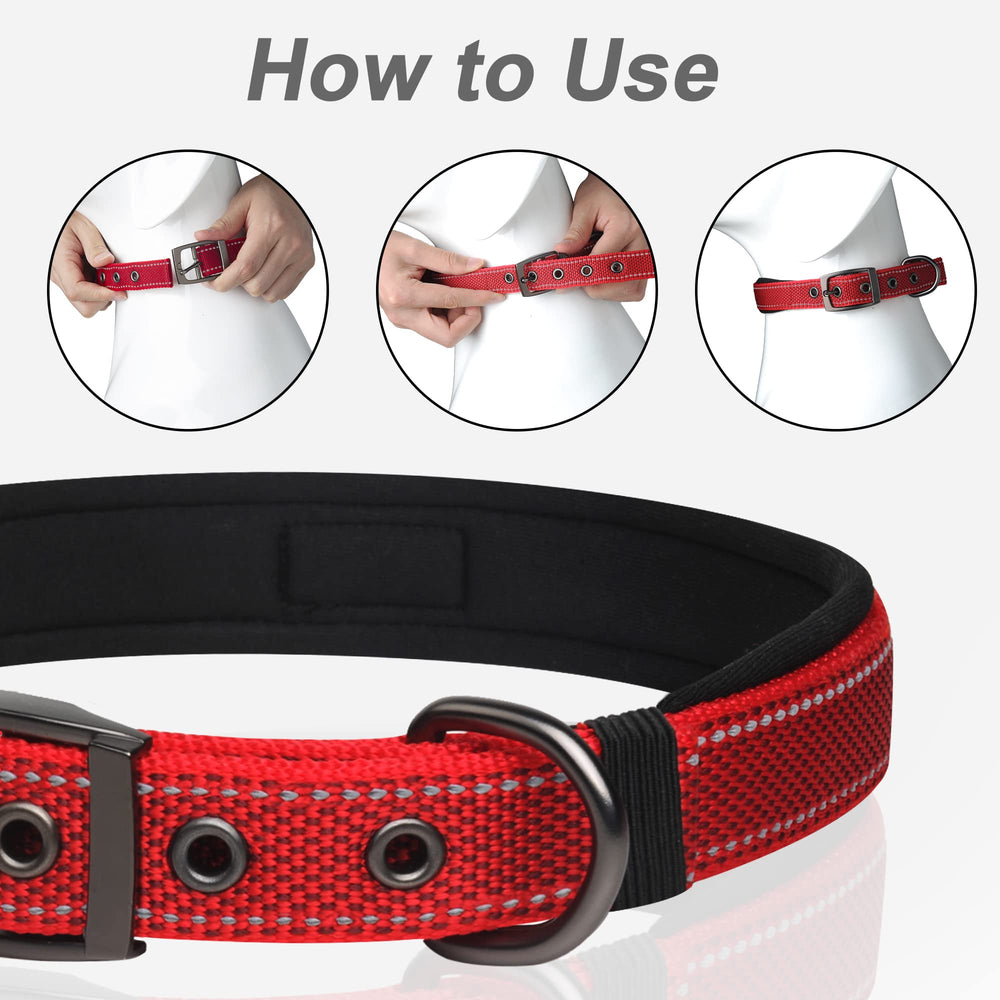 PetiFine neoprene padded inner reduces neck irritation during activity.