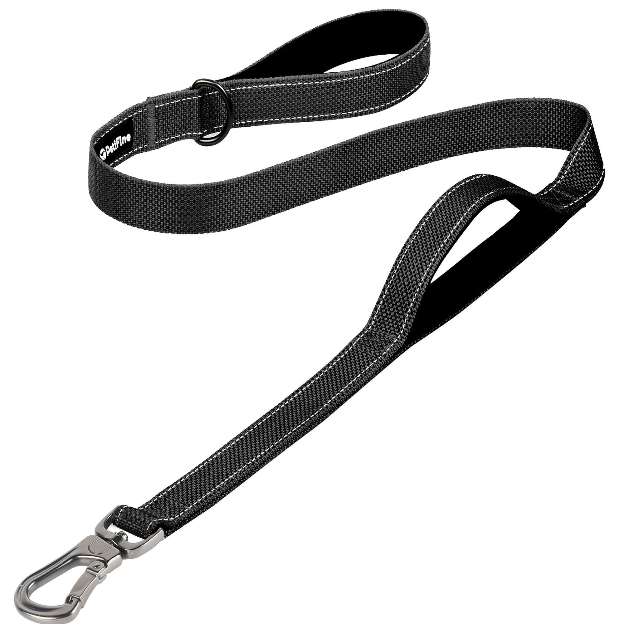 PetiFine leash padded-handles provide comfortable grip during long daily walks