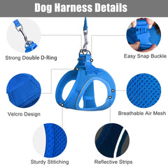 PetiFine leash soft nylon for comfortable daily cat walking.