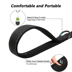 PetiFine leash upgraded-clasp ensures secure, durable connection for large dogs