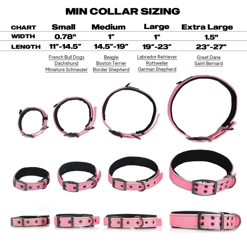 PetiFine size chart guidance for neck measurement accuracy