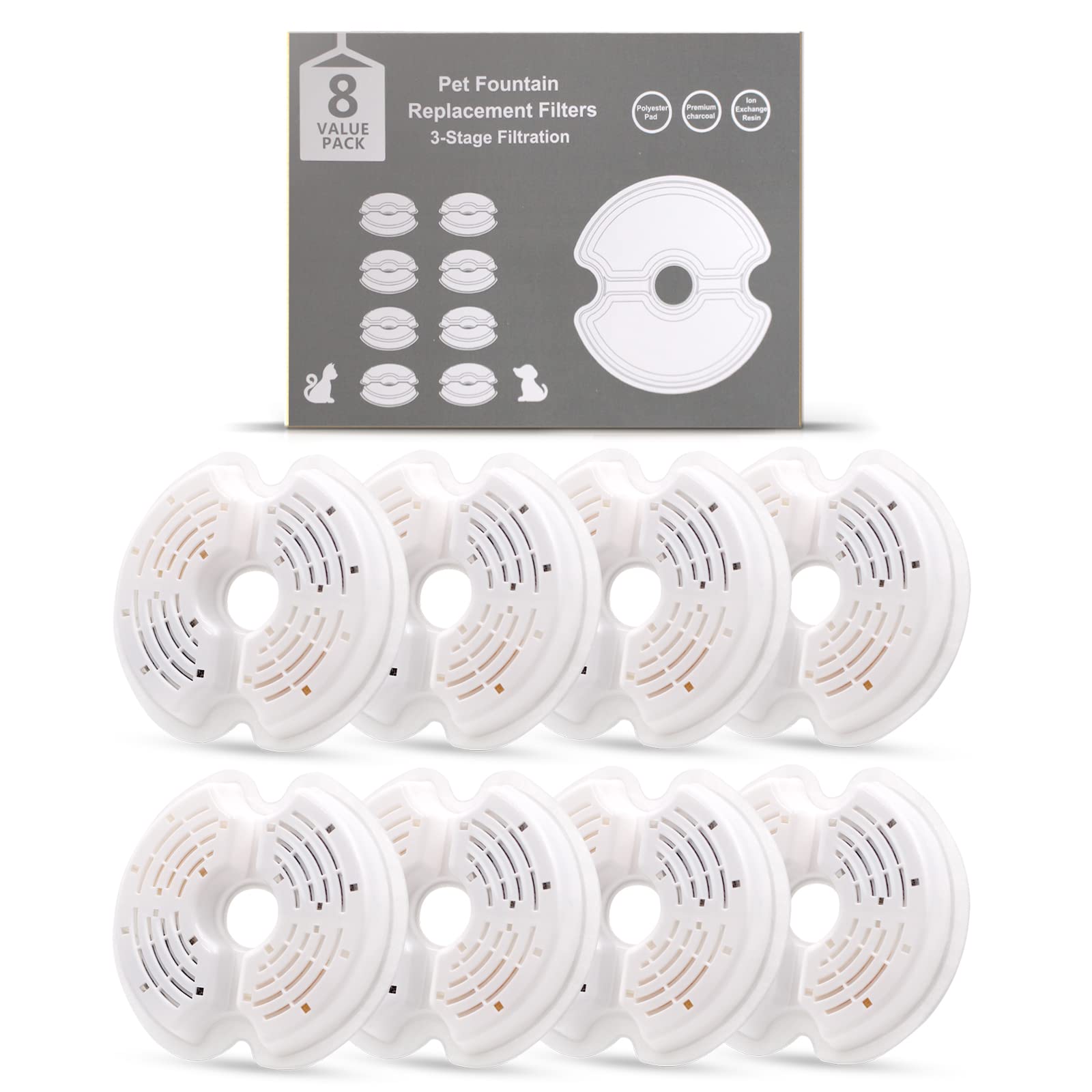 Petilog 8-pack provides ongoing replacements for households with multiple cats.