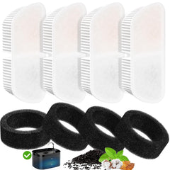 Petilog cat fountain filters pack keeps kitty drinking water clean and fresh.