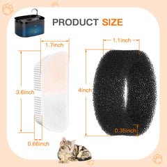 Petilog four sponges illustrate absorption to keep water hygienic.