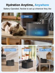 Petilog ultra-quiet pump ensures peaceful operation in living spaces.