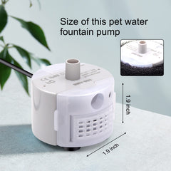Petilog water-flow visual—smooth streams encourage pets to drink.