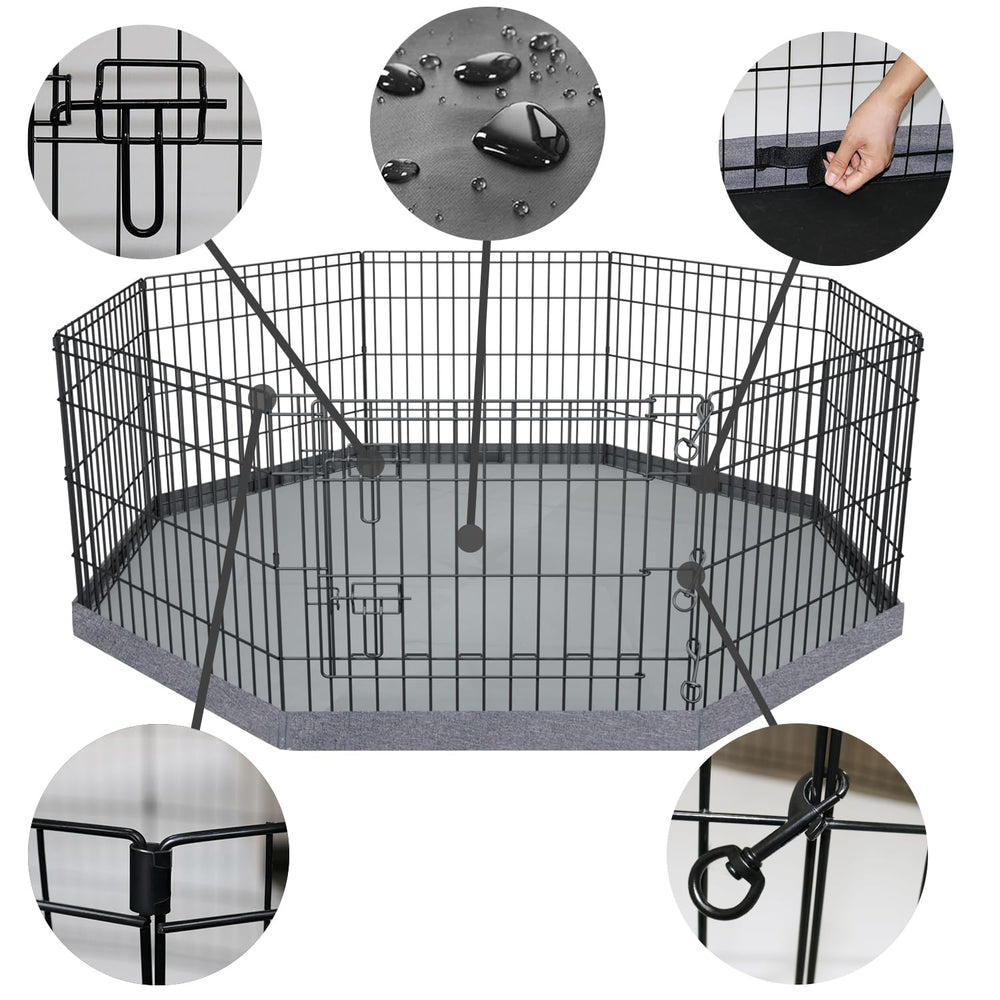 PETIME bottom pad with 600D oxford fabric provides a comfortable, durable floor surface