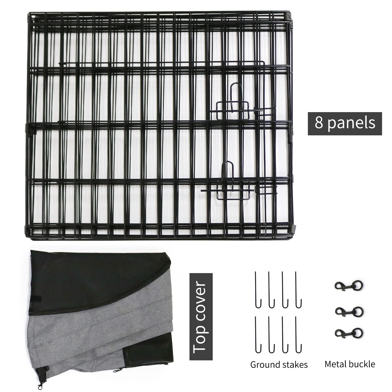 PETIME dog pen floor mat with water-resistant coating for easy cleaning and paw protection.