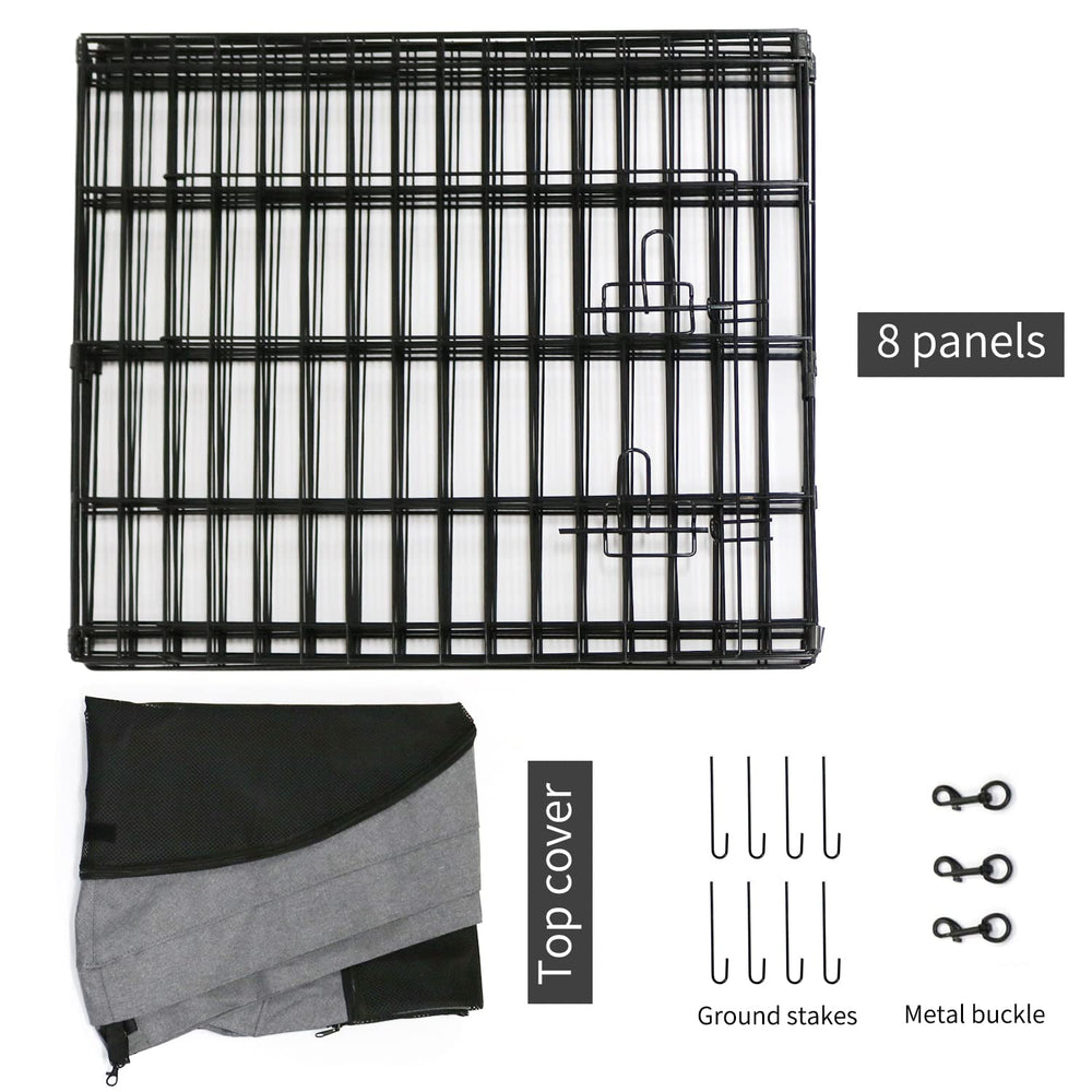 PETIME dog pen floor mat with water-resistant coating for easy cleaning and paw protection.