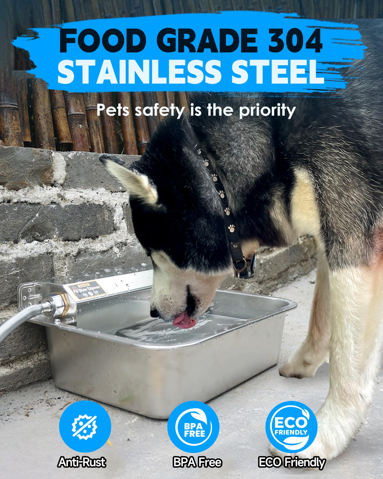 PETIMI anti-tip design with back pre-drilled holes prevents tipping by pets.
