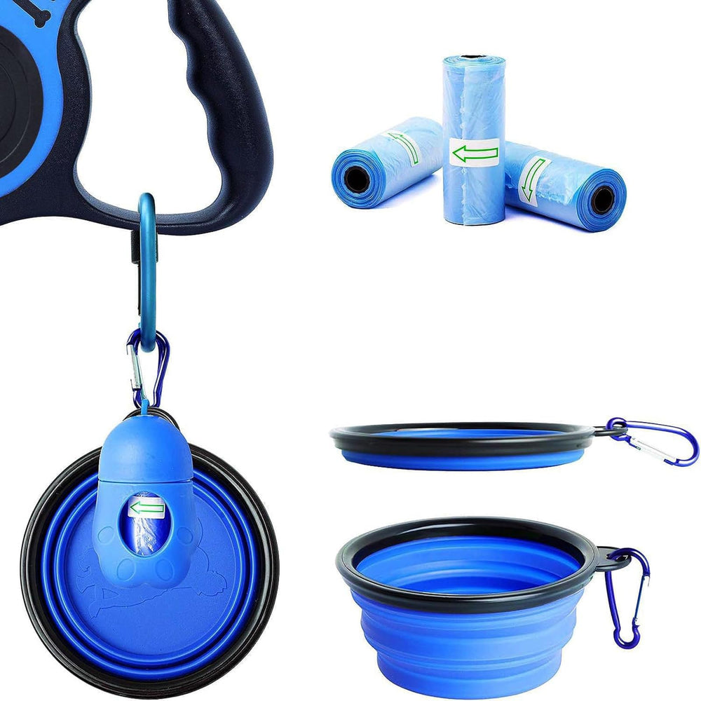 PETIMP compact buckle and lock ensure reliable leash length control.