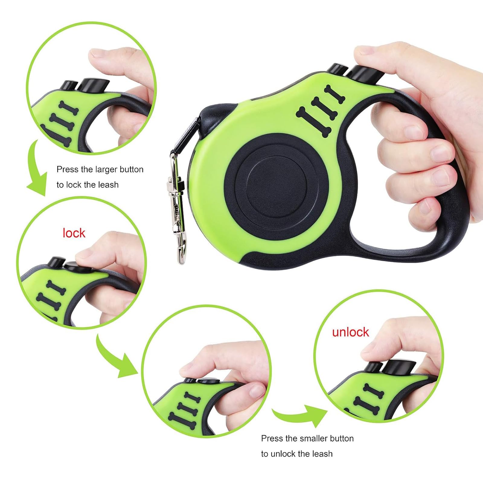 PETIMP Store ergonomic leash handle supports fatigue-free gripping on long walks.
