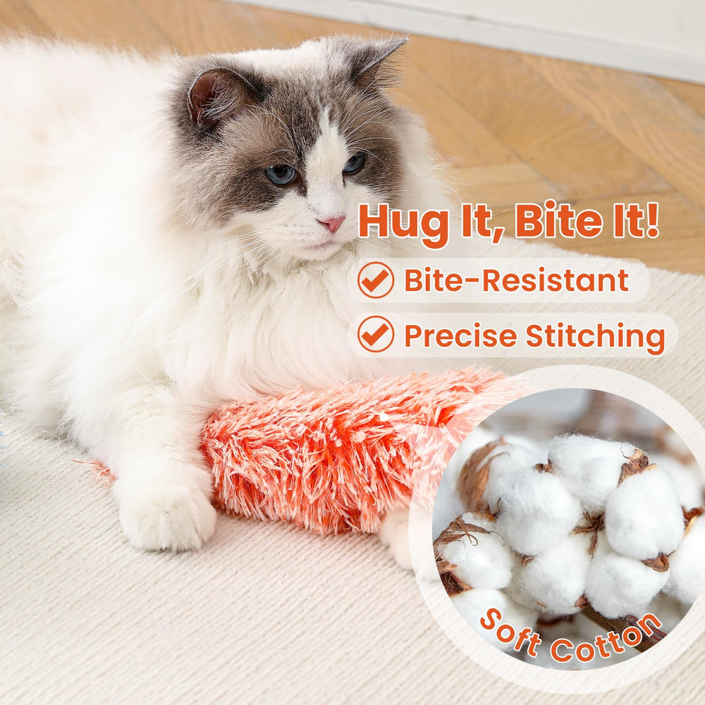 Petinstinct 8 inch kicker toy close up, ideal for kitten exercise and play.