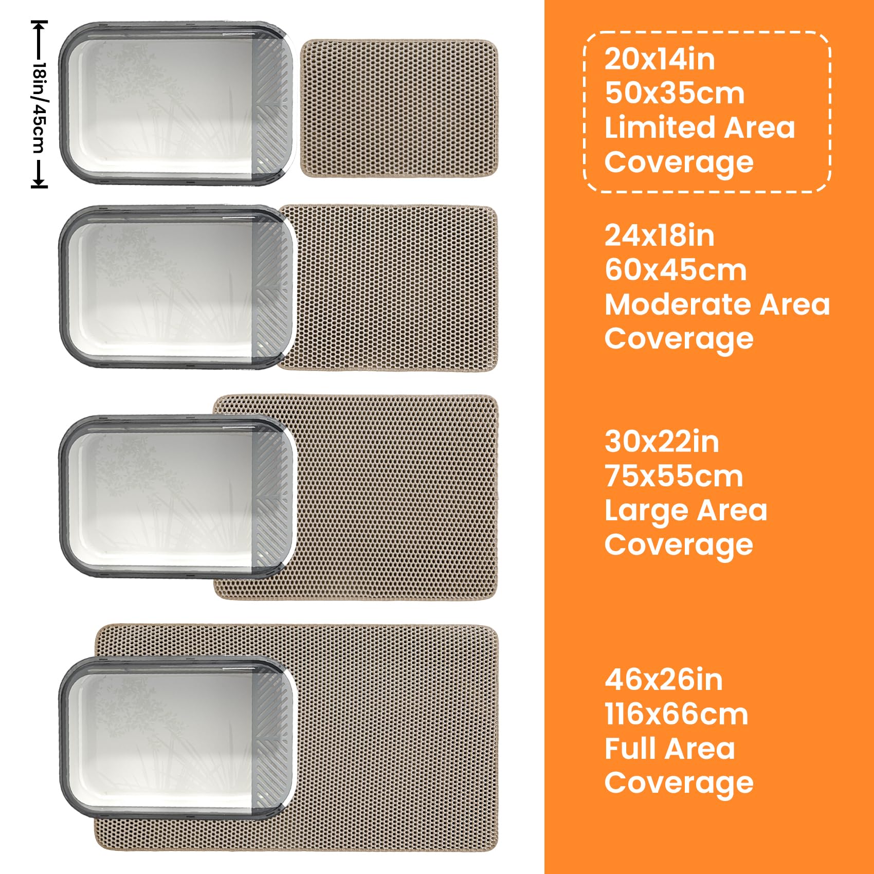 Petinstinct beige mat also serves as a cat food mat when needed