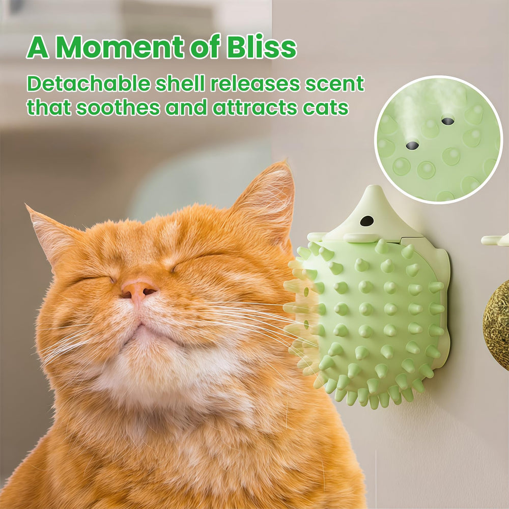 Petinstinct gall fruit balls provide variety for chewing and boredom relief.