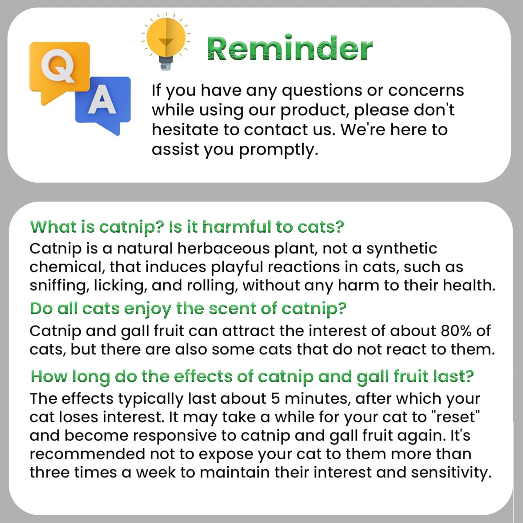 Petinstinct refillable catnip balls image highlights easy refills for ongoing fun.