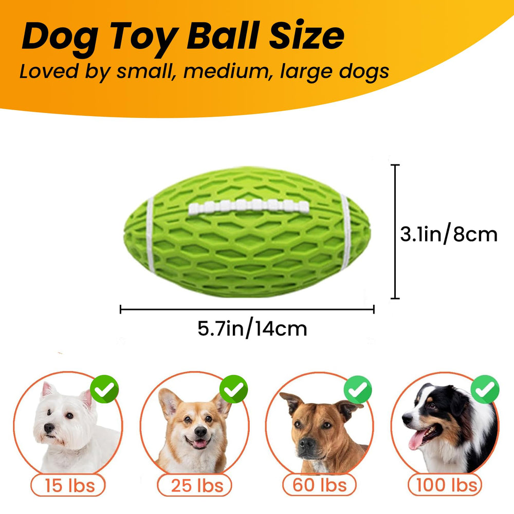 Petinstinct durable rubber ball close-up highlighting strong chew resistance