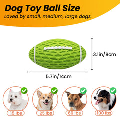 Petinstinct durable rubber ball close-up highlighting strong chew resistance