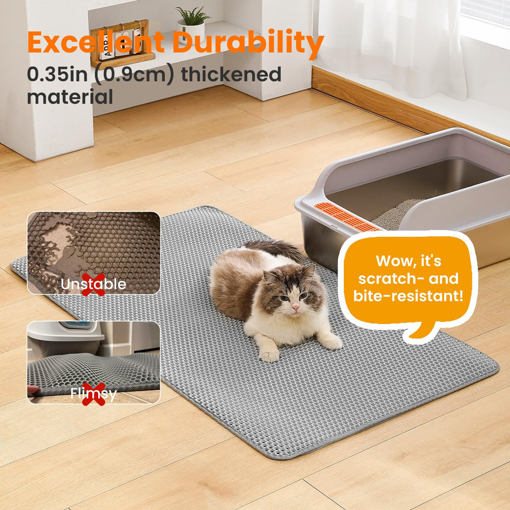Petinstinct 0.35 inch EVA mat stays soft yet durable for daily use.