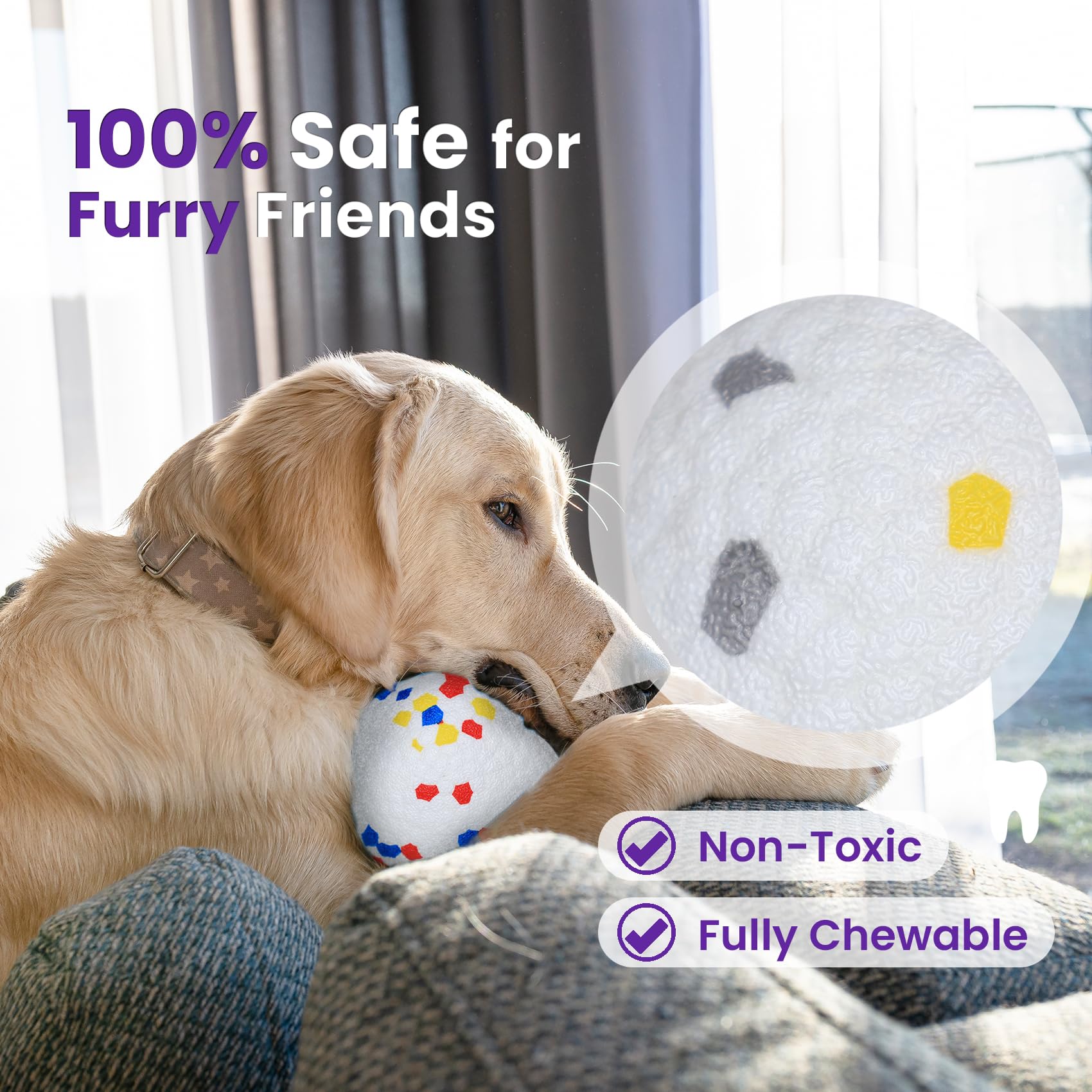 Petinstinct outdoor two-pack ball set for versatile play.