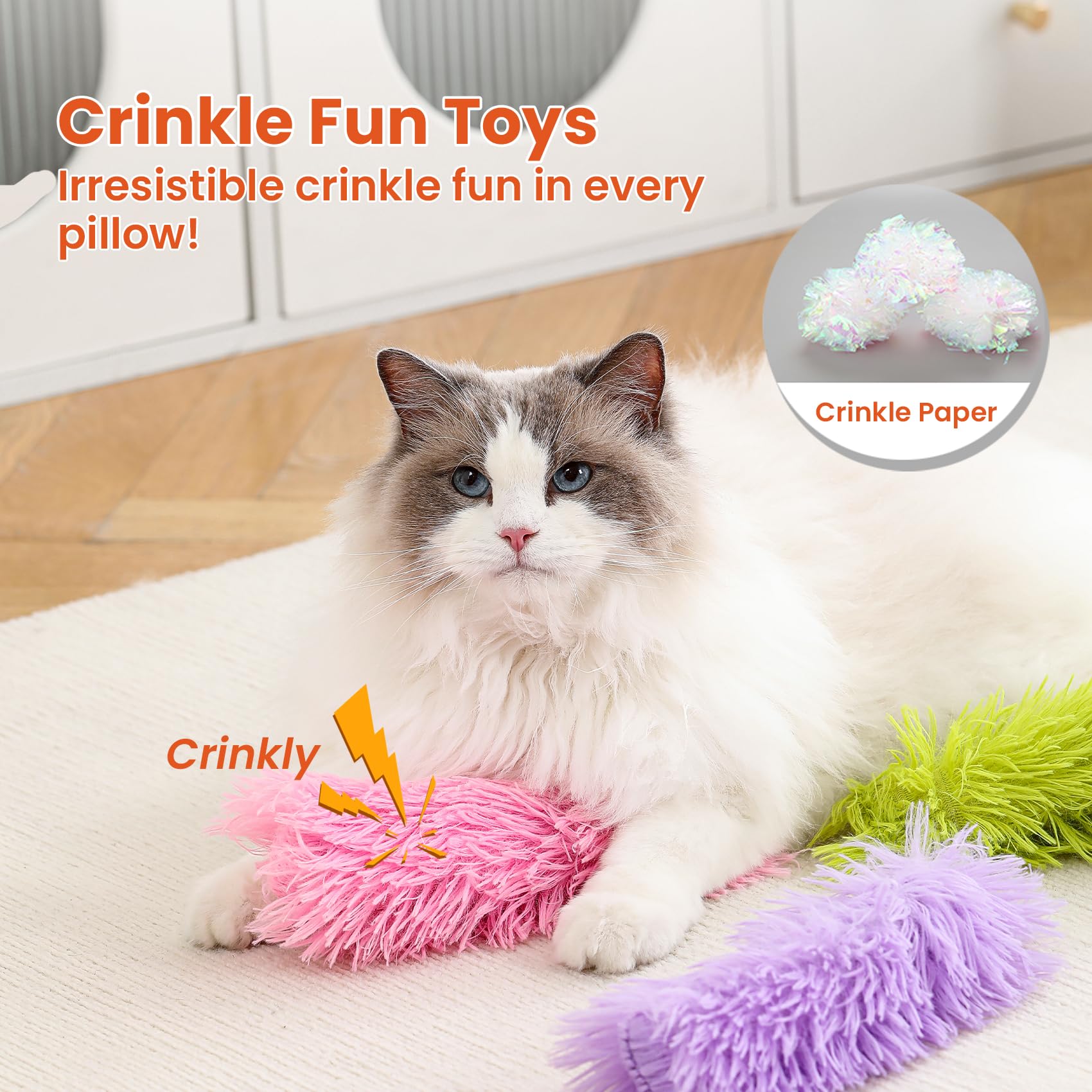 Petinstinct teething-friendly plush texture promotes safe chewing.