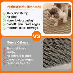 Petinstinct waterproof bottom layer keeps floors dry and cleanup quick