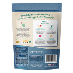 Petipet dog allergy chews being offered to a dog during outdoor play.