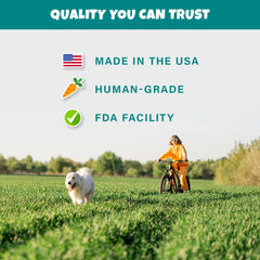 PETIPET vegan dog treats pack featuring plant-based ingredients for allergy-friendly snacking