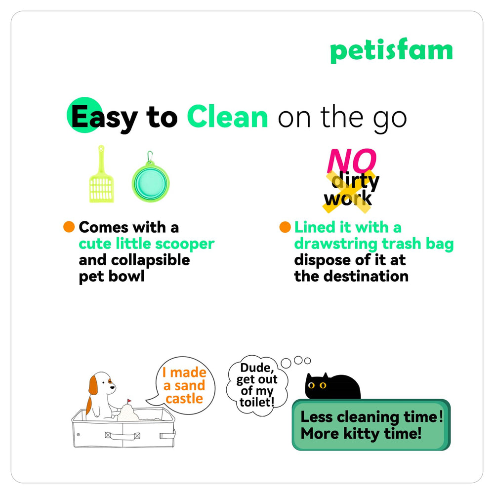 petisfam storage use doubles as treats and toy organizer.